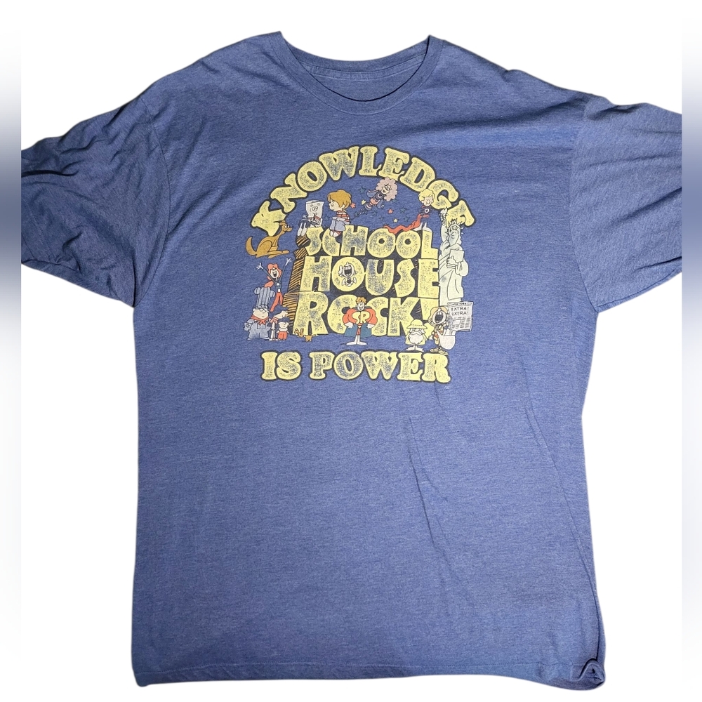 Blue Schoolhouse Rock Tee Size: 2X
